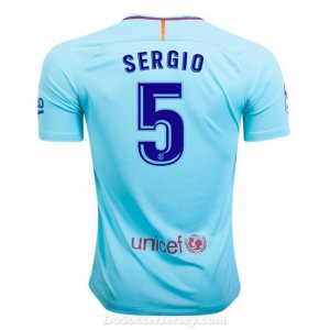 Barcelona 2017/18 Away Sergio #5 Shirt Soccer Jersey