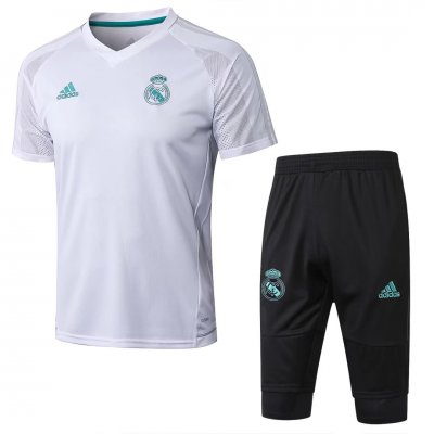 Real Madrid 2017/18 White Short Training Suit