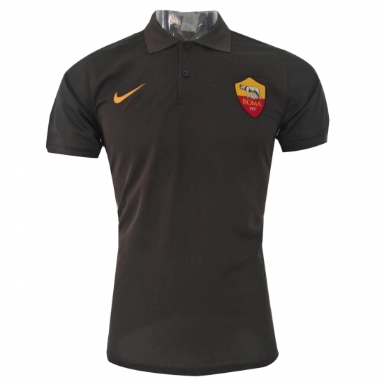 Roma Champions League Brown 2017 Polo Shirt - Click Image to Close