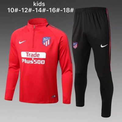 Kids Atletico Madrid Training Suit Red 2017/18