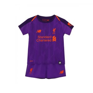 Liverpool 2018/19 Away Kids Soccer Jersey Kit Children Shirt + Shorts
