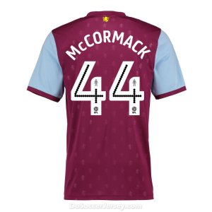 Aston Villa 2017/18 Home McCormack #44 Shirt Soccer Jersey