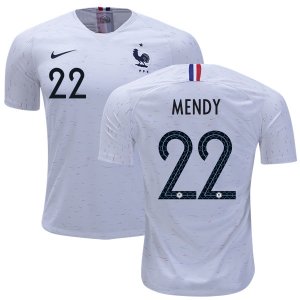 France 2018 World Cup BENJAMIN MENDY 22 Away Shirt Soccer Jersey