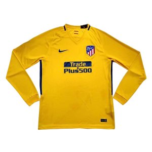 Atletico Madrid 2017/18 Away Long Sleeved Shirt Soccer Jersey