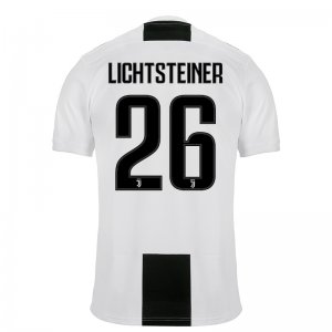 Juventus 2018-19 Home LICHTSTEINER 26 Shirt Soccer Jersey