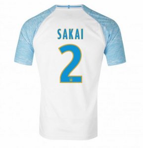 Olympique de Marseille 2018/19 SAKAI 2 Home Shirt Soccer Jersey