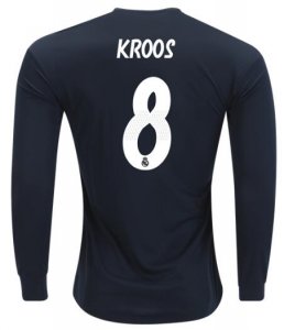 Toni Kroos Real Madrid 2018/19 Away Long Sleeve Shirt Soccer Jersey