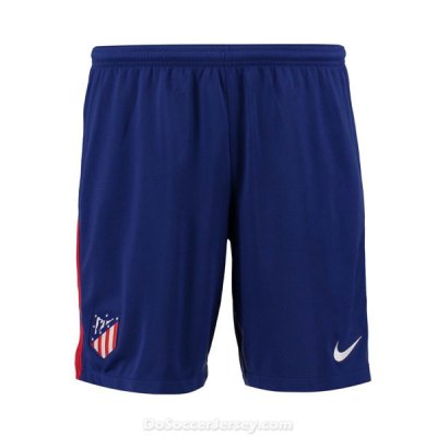 Atletico Madrid 2017/18 Home Soccer Shorts