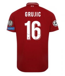 Liverpool 2018/19 Home GRUJIC Shirt UCL Soccer Jersey