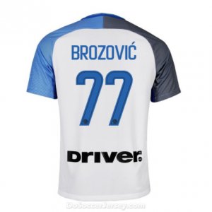 Inter Milan 2017/18 Away BROZOVIĆ #77 Shirt Soccer Jersey