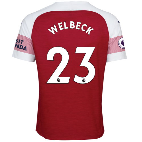 Arsenal 2018/19 Danny Welbeck 23 Home Shirt Soccer Jersey