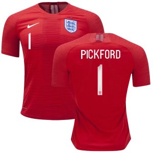 England 2018 FIFA World Cup JORDAN PICKFORD 1 Away Shirt Soccer Jersey
