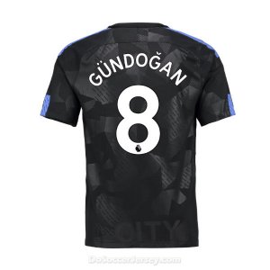 Manchester City 2017/18 Third Gundogan #8 Shirt Soccer Jersey