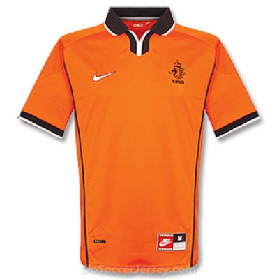 Netherlands 1998/1999 Home Retro Shirt Soccer Jersey