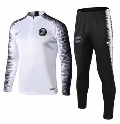 PSG 2019/2020 White Training Suit (Jacket+Trouser)