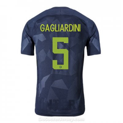 Inter Milan 2017/18 Third GAGLIARDINI #5 Shirt Soccer Jersey