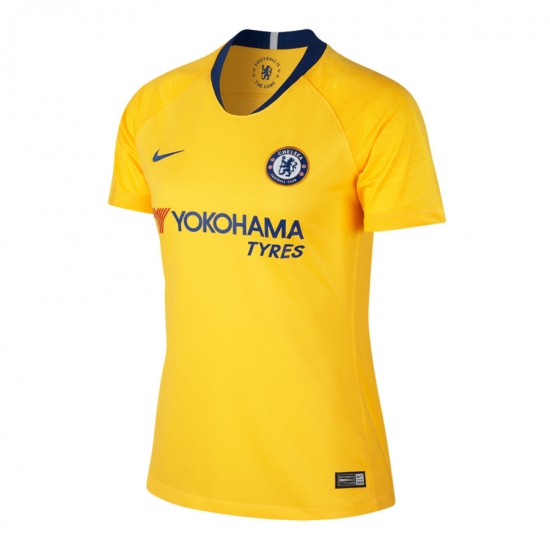 Chelsea 2018/19 Away Women's Soccer Shirt Jersey - Click Image to Close