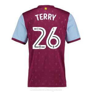 Aston Villa 2017/18 Home Terry #26 Shirt Soccer Jersey
