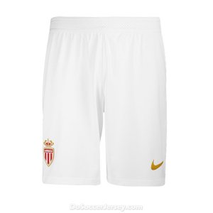 AS Monaco 2017/18 Home Soccer Shorts