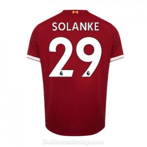Liverpool 2017/18 Home Solanke #29 Shirt Soccer Jersey