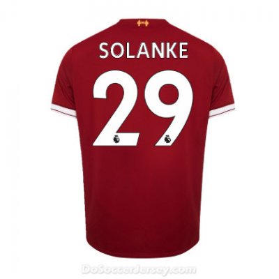 Liverpool 2017/18 Home Solanke #29 Shirt Soccer Jersey