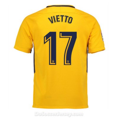 Atlético de Madrid 2017/18 Away Vietto #17 Shirt Soccer Jersey