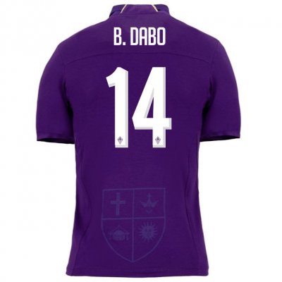Fiorentina 2018/19 DABO 14 Home Shirt Soccer Jersey