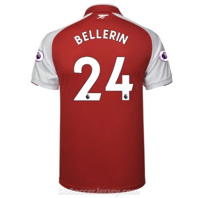 Arsenal 2017/18 Home BELLERIN #24 Shirt Soccer Jersey