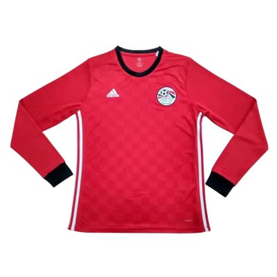 Egypt 2018 World Cup Home Long Sleeved Shirt Soccer Jersey