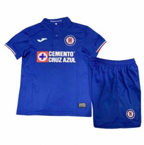 Kids Cruz Azul 2019/2020 Home Soccer Jersey Kits (Shirt+Shorts)