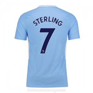 Manchester City 2017/18 Home Sterling #7 Shirt Soccer Jersey