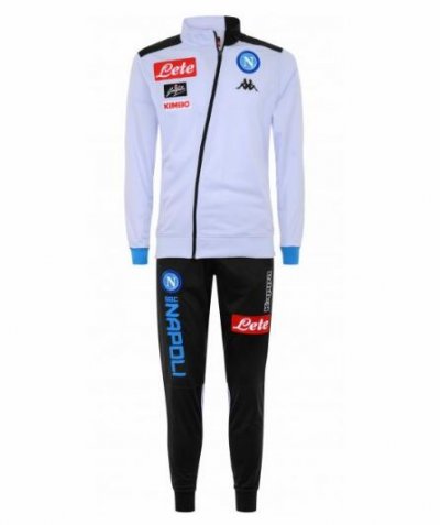 Napoli 2018/19 Ice White Training Suit (Jacket+Trouser)
