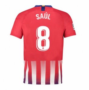 Atletico Madrid 2018/19 Saúl 8 Home Shirt Soccer Jersey
