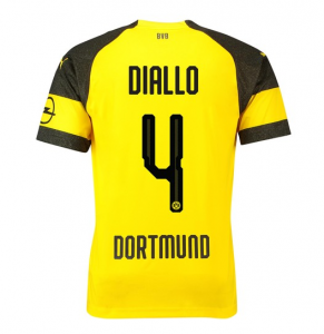 Borussia Dortmund 2018/19 Diallo 4 Home Shirt Soccer Jersey