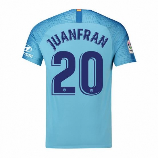 Atletico Madrid 2018/19 Juanfran 20 Away Shirt Soccer Jersey - Click Image to Close