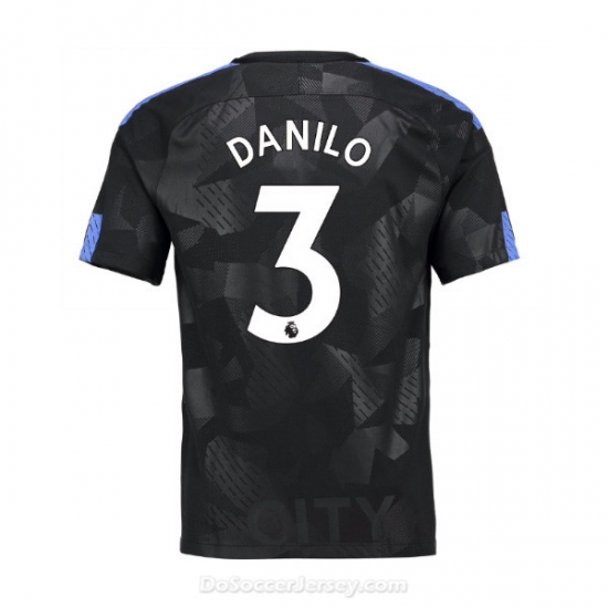 Manchester City 2017/18 Third Danilo #3 Shirt Soccer Jersey - Click Image to Close