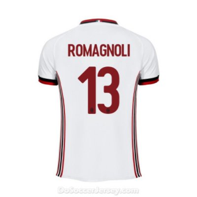 AC Milan 2017/18 Away Romagnoli #13 Shirt Soccer Jersey