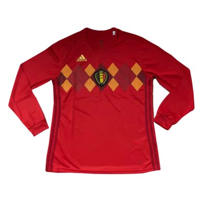 Belgium 2018 FIFA World Cup Home Long Sleeved Shirt Soccer Jersey