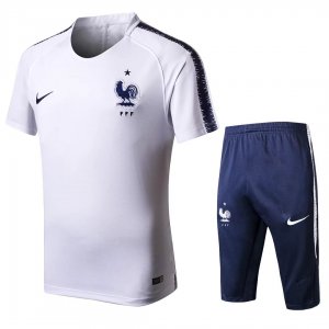 France 2018 World Cup White Short Training Suit