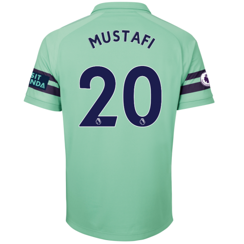 Arsenal 2018/19 Shkodran Mustafi 20 Third Shirt Soccer Jersey