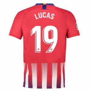 Atletico Madrid 2018/19 Lucas 19 Home Shirt Soccer Jersey