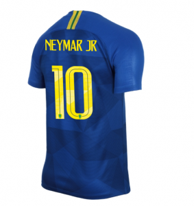 Brazil 2018 World Cup Away Neymar Jr Shirt Soccer Jersey