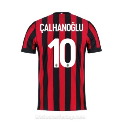 AC Milan 2017/18 Home Calhanoglu #10 Shirt Soccer Jersey
