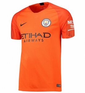 Manchester City 2018/19 Orange Home Goalkeeper Jersey Shirt
