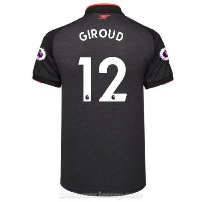 Arsenal 2017/18 Third GIROUD #12 Shirt Soccer Jersey