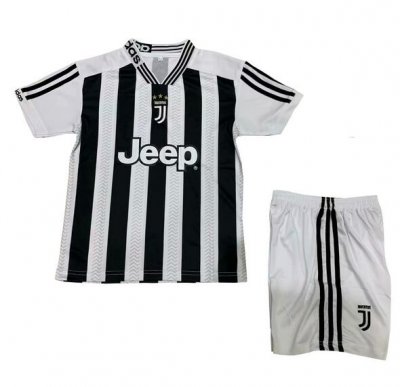 Juventus 2019/20 White Special Kids Soccer Jersey Kit Children Shirt + Shorts