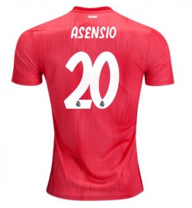 Marco Asensio Real Madrid 2018/19 Third Red Shirt Soccer Jersey