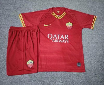 AS Roma 2019/2020 Home Soccer Jersey Kits (Shirt + Shorts)