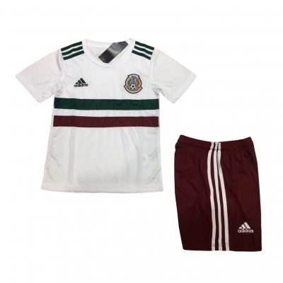 Mexico 2018 FIFA World Cup Away Kids Soccer Kit Children Shirt And Shorts