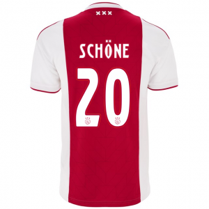 Ajax 2018/19 lasse schone 20 Home Shirt Soccer Jersey